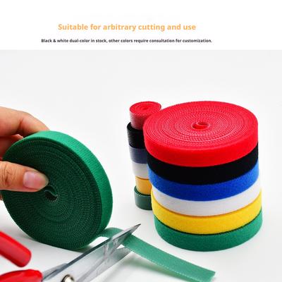 Generic Velcro Cable Straps Nylon Reusable Custom Cut Ties For Organizing Computer Mouse Keyboard Cables Data Cables Headphones