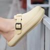 Fashion Men's Shoe Platform Mules Half Beach Slides Fun Eva Low Price Clappers 2025 Designer Luxury Trend Casual Original Male Slipper