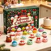 Christmas Classroom Rewards Squeezy Toy Advent Calendar 2026, 24 Days Dumpling Toys Countdown for Girls Boys Calendar, Decor Jumbo Mini Glitter Stress