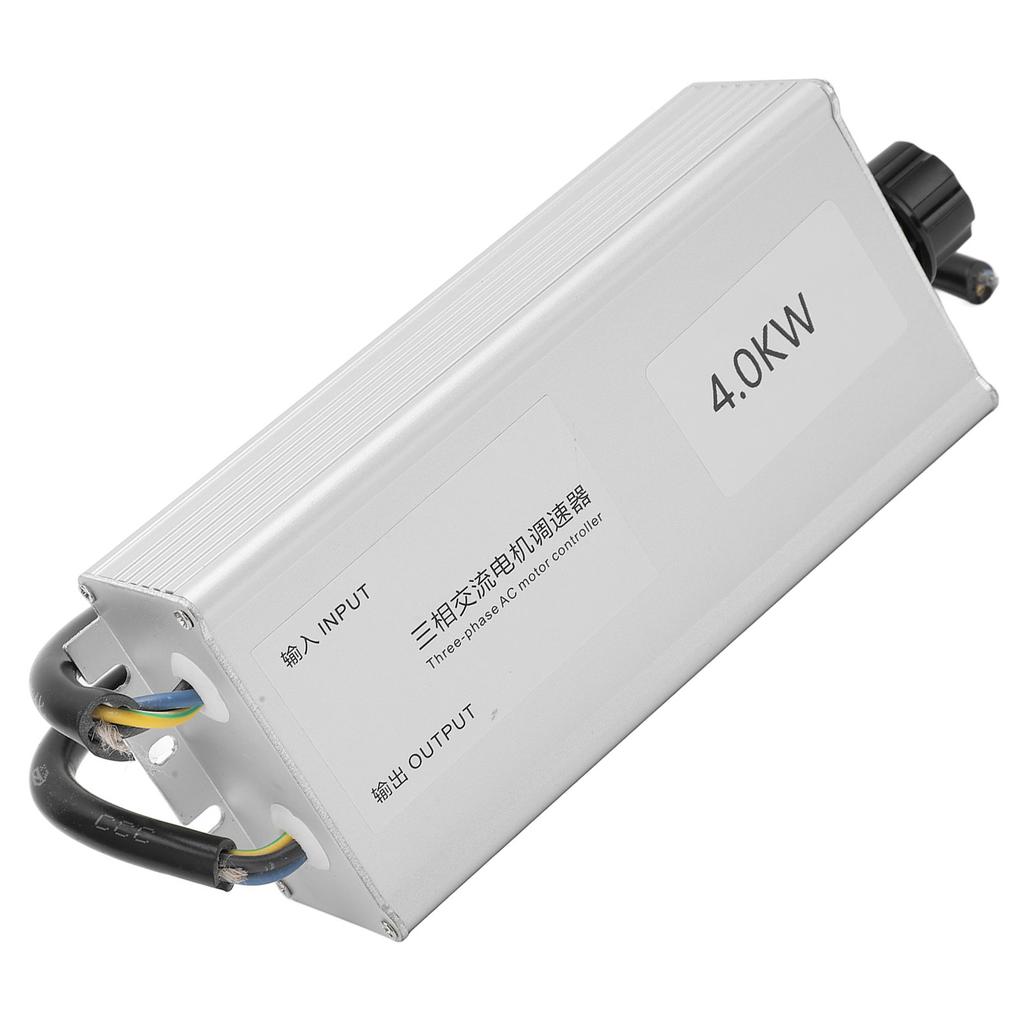 AC Motor Controller 3 Phase High Power Fan Stepless Speed Control Switch 380V 4KW