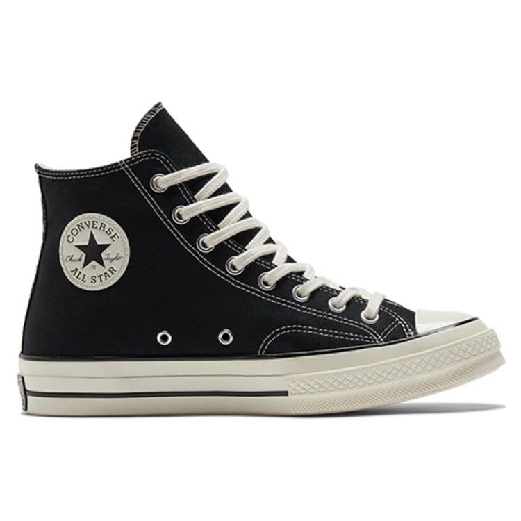 Converse 1970er Chuck Taylor All Star Trendige Bequeme Vielseitige High-Top Canvas Schuhe Unisex Sneaker Schwarz A05967C