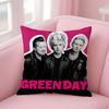 G-Green Day S-Saviors Pillow Case Sofa Short Plush Double-Sided Hd Printing Room Home Office Gift Cushion Cover