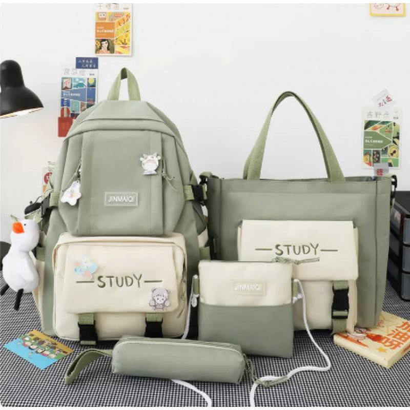 

Холщовый рюкзак большой вместимости для девочек средней школы и студентов колледжей