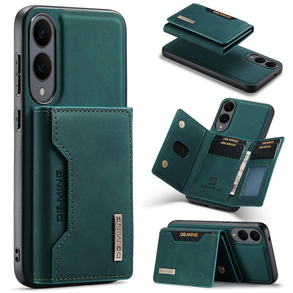 DG.MING M2 Series for Samsung Galaxy S25 Edge Case PU+PC+TPU Phone Cover Detachable Wallet