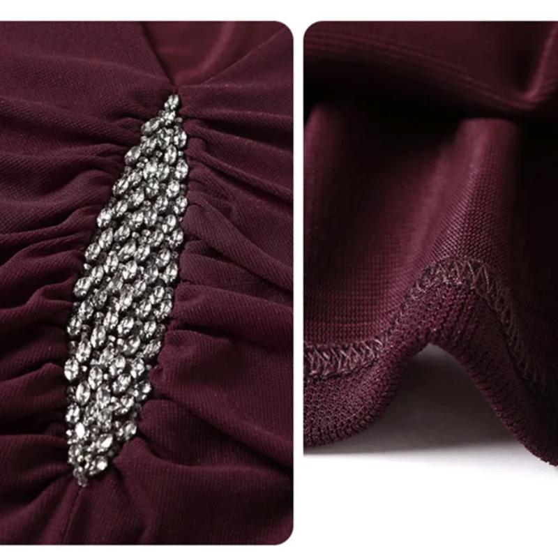 Summer Sexy V-neck Luxury Hot Diamonds Women’s T-Shirt Fashion Slim Mesh Short Sleeve Tees Brand Ladies  All Match Tops