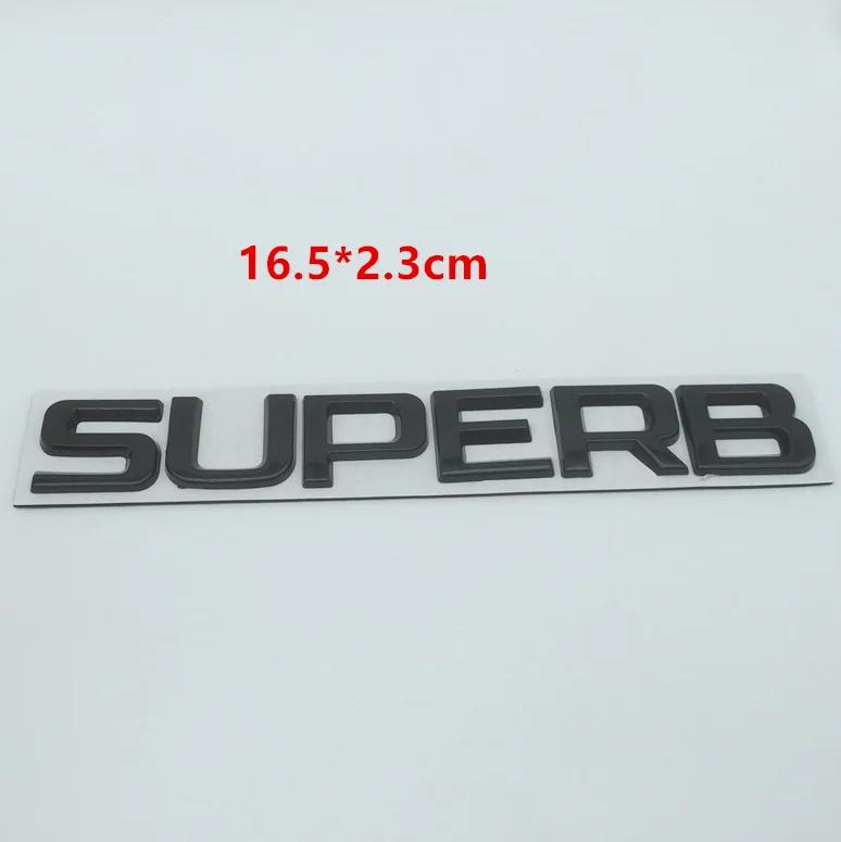 Car Sticker 1pc Metal For SKODA Octavia Superb RAPID FABIA KAMIQ KODIAQ YETI Car Emblem Letter Badge Rear Tail Trunk Sticker Dec NL6