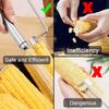 Corn Peeler, Corn Peeler for Corn on the Cob, Stainless Steel Corn Cob Stripper Tool Set, Avoid Cutting the Hands, Gift for Cooking Enthusiasts,