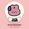 Pacha Dog Rubber Wrist Support Mouse Pad & Cute Keyboard Hand Rest Desk Pad - Ins Style
