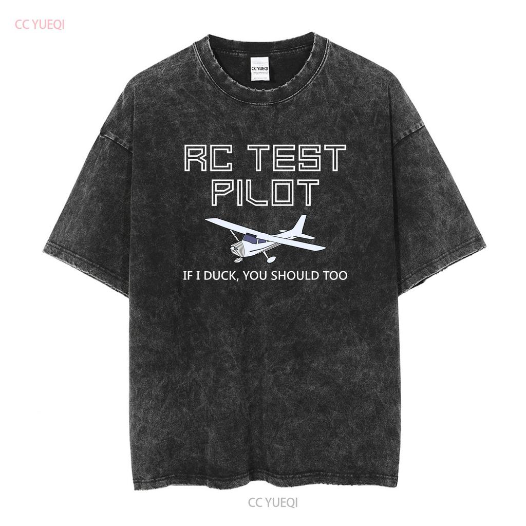 ΝΕΟ ΠΕΡΙΟΡΙΣΜΕΝΗΣ έκδοσης Τ-Shirt για Χομπίστες Ραδιοελεγχόμενων Αεροπλάνων, με θέμα 'Δοκιμαστής Πιλότος', μακρυμάνικο ή κοντομάνικο, vintage, ελαφρώς πλυμένο