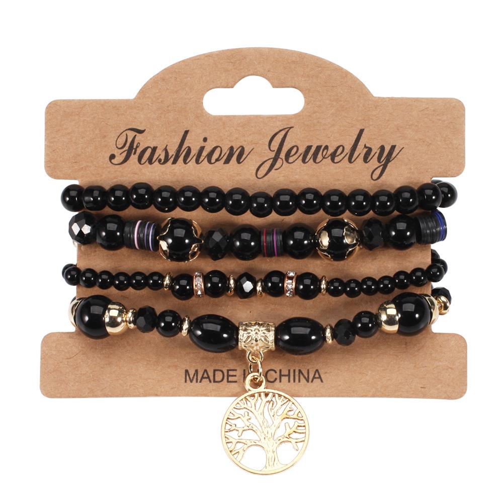 Ing Tree Peace Beautiful Bead Bracelet Women's New Glass Vacation Jewelry