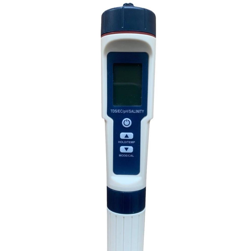 5-in-1 Water Quality Tester: Salinity, pH, Temperature, TDS Multifunctional Meter