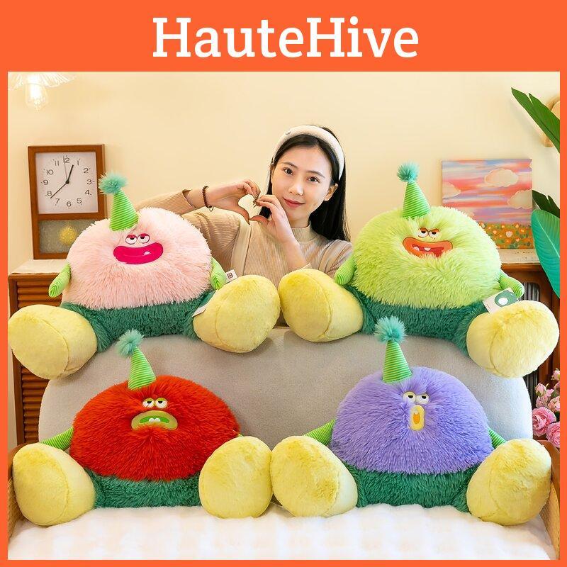 Soft Bigfoot Monster Plush Toy Doll Backrest Pillow Childrens Birthday Gift