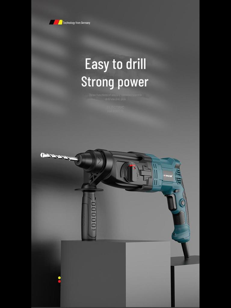 110V Multi-Function Industrial Electric Hammer Drill