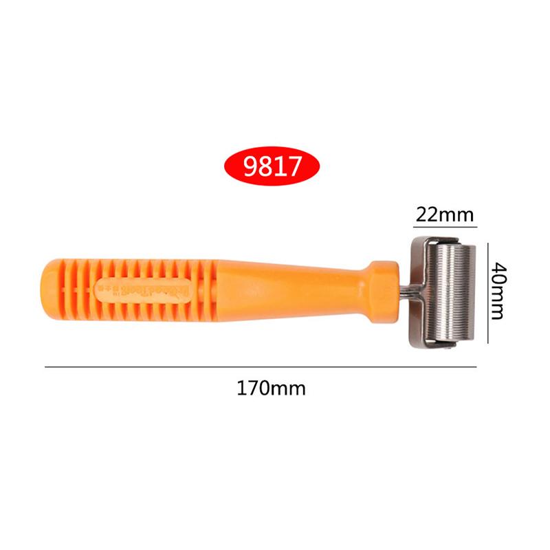 Stainless Steel Seam Roller Wallpaper Smoothing Tool Wallpaper Roller Home Decoration Pressure Roller