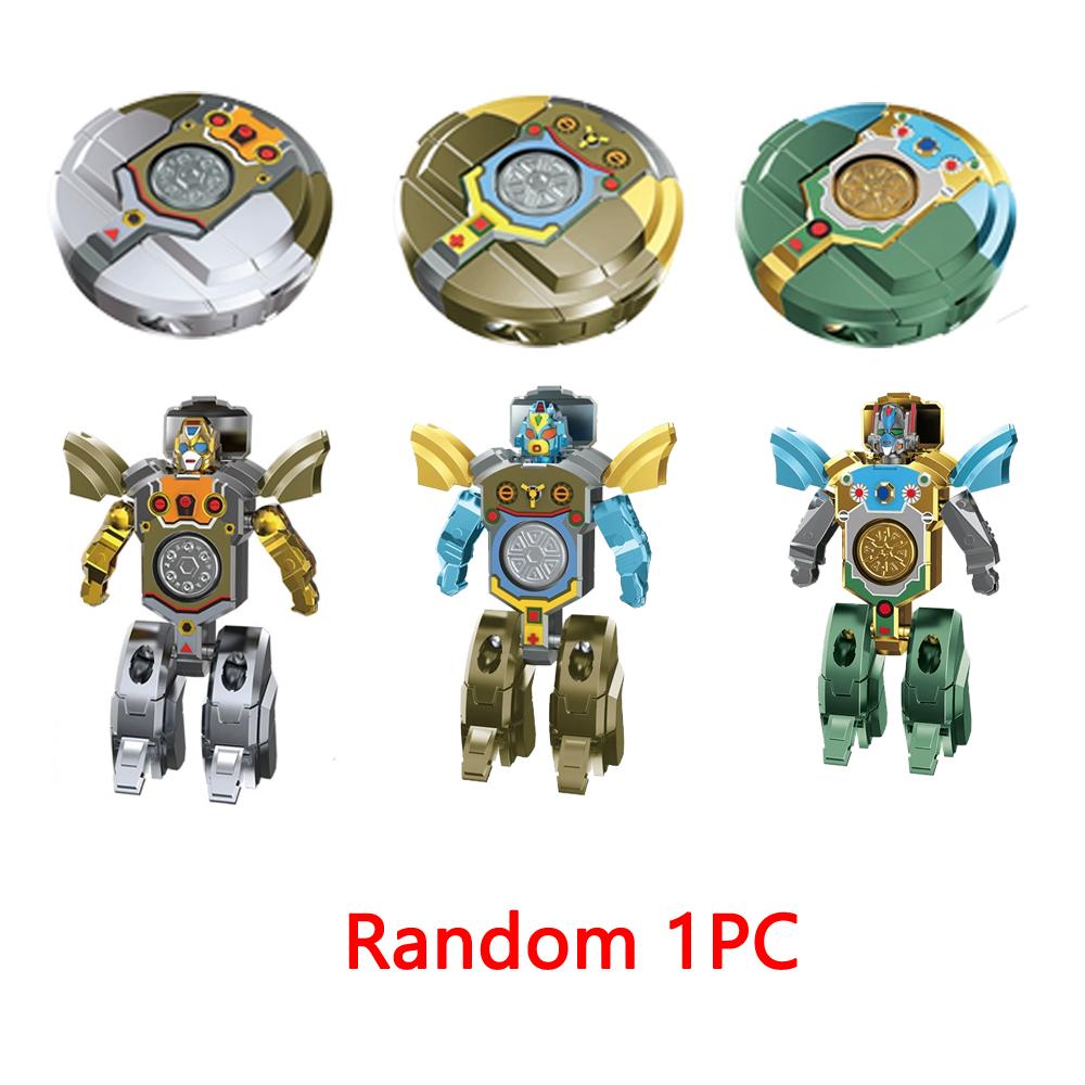 2v1 Deformační Robot Gyroskop na špičku prstu Hračka na dekompresi Antistresový Fidget Spinner Malé ozdoby Hračky na uvolnění stresu pro děti