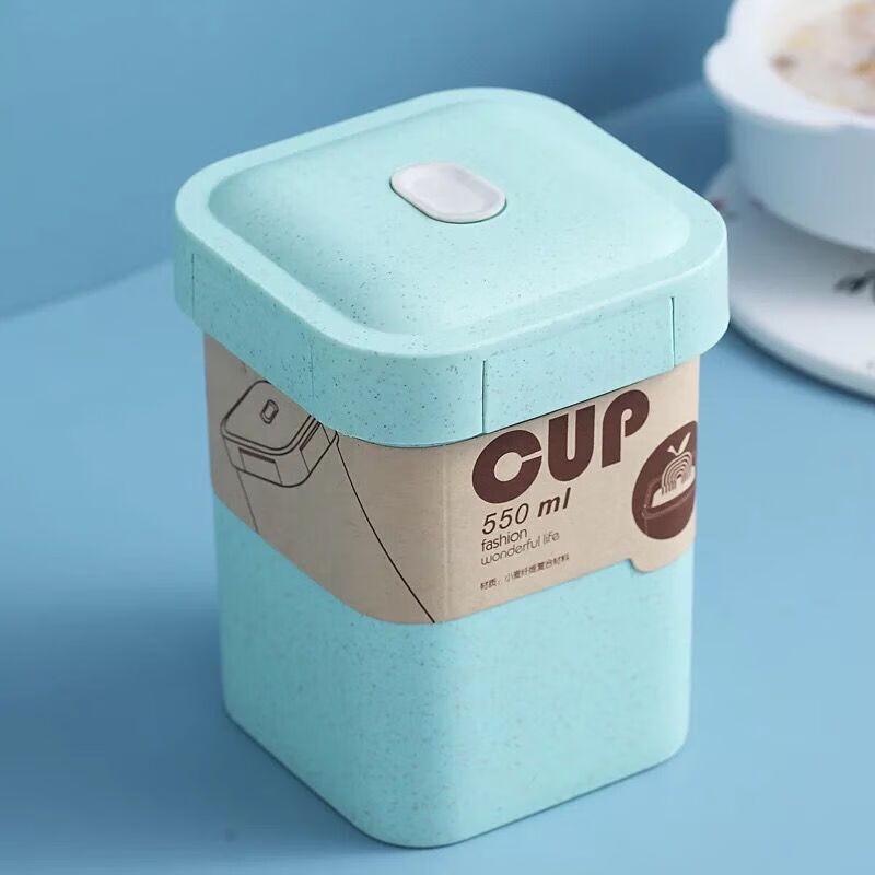 Wheat Straw Multipurpose Square Cup