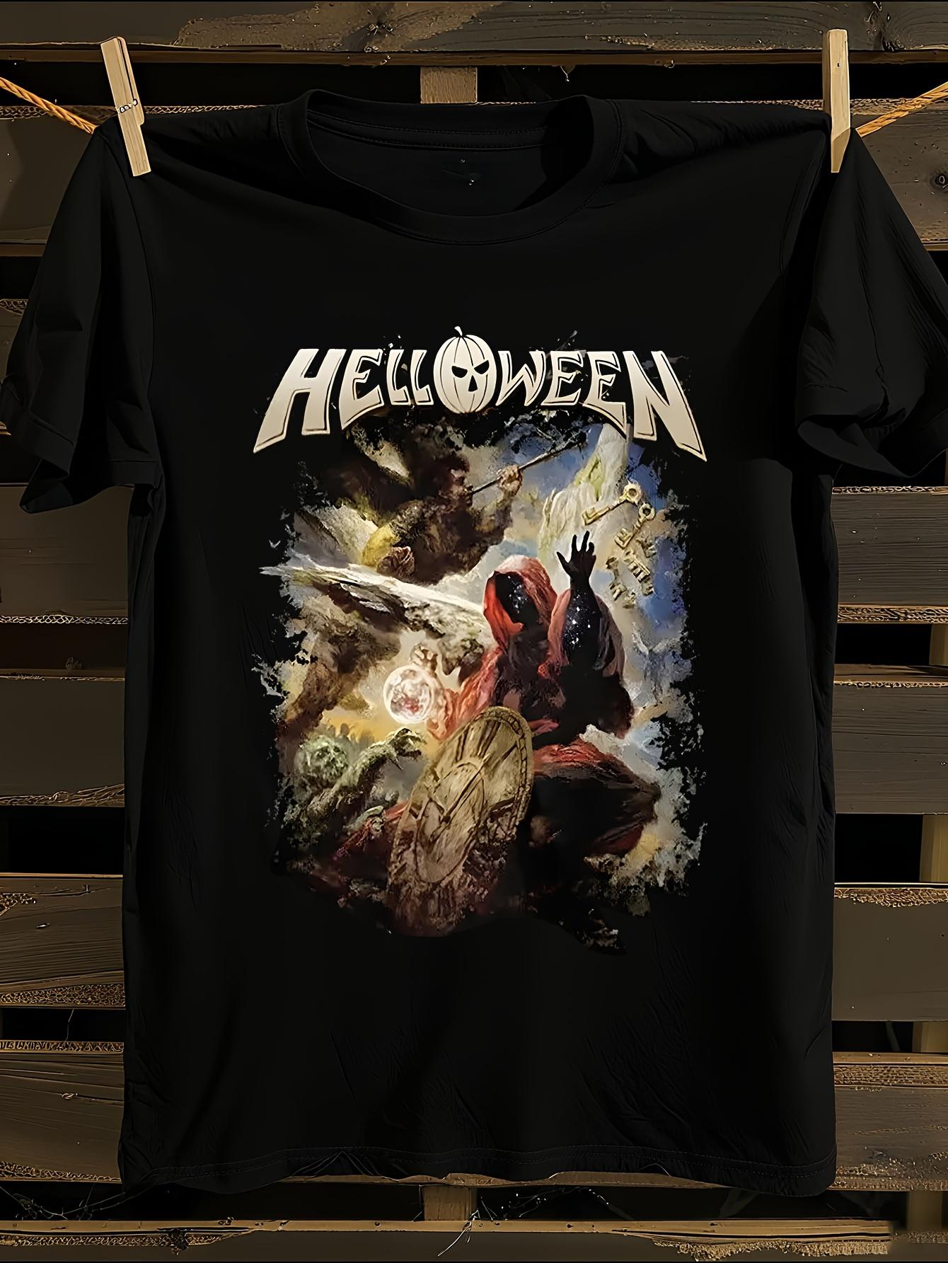 Helloween Album Cover Graphic T-shirt L