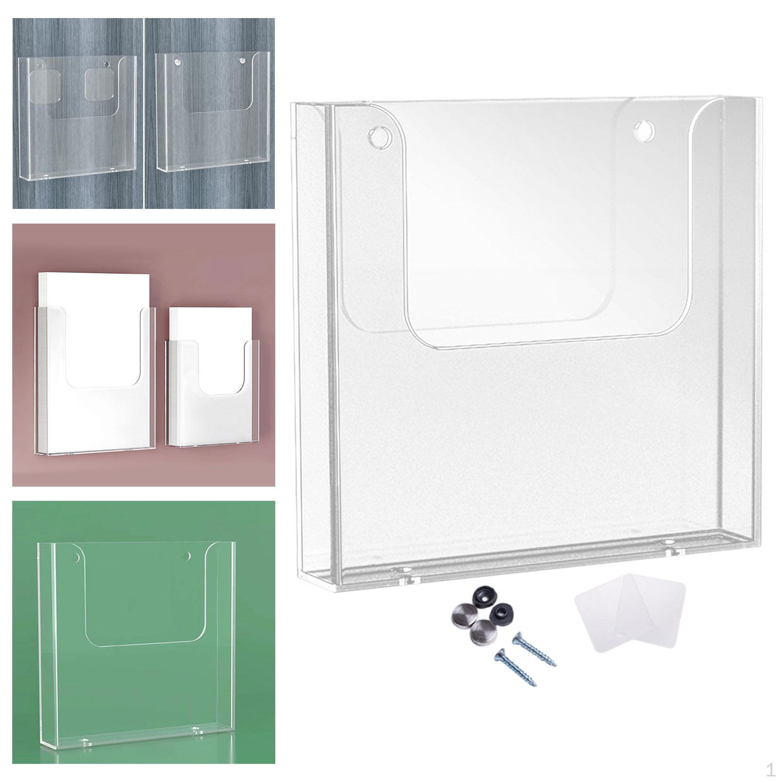 

Держатель брошюры, настенное крепление, стенд для брошюр, прозрачная литература для брошюр A5