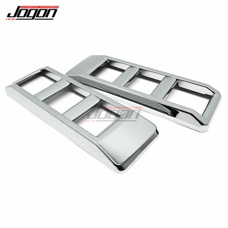 ABS Chrome Car Side Body Fender Vent Cover Trim For Toyota Land Cruiser J70 LC70 LC71 LC76 LC78 LC79 FJ70 FJ71 FJ76 J79 Pickup