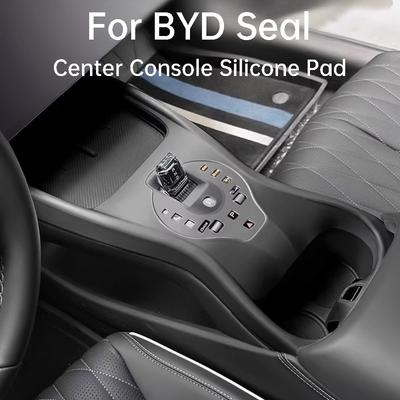 For BYD Seal Car Center Console Silicone Pad Gear Shift Anti Scratch Protection Interior Modification Accessories F1