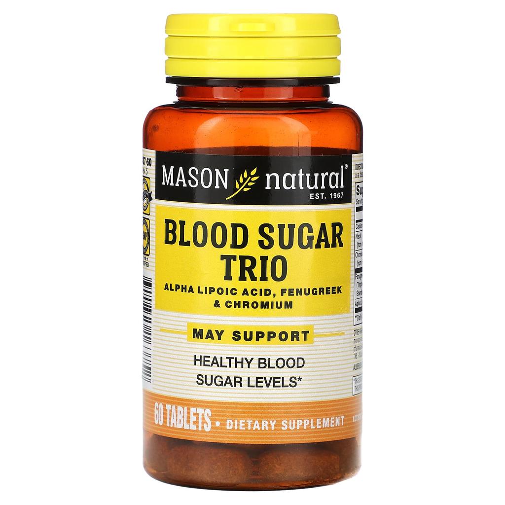Mason Natural Blood SugarTrio, 60 Tablets