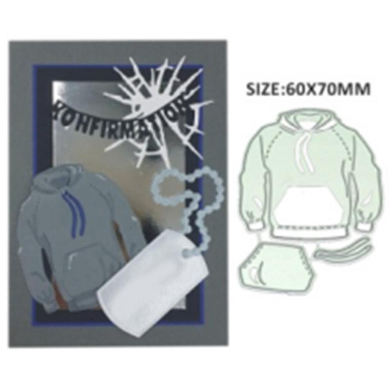 Children Hoodie Metal Cutting Dies Handmade Crafts DIY Scrapbooking Embossing Supplies for Children Kids Girls