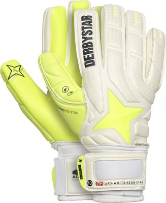 Mănuși de portar DERBYSTAR Soccer APS WHITE NEON STAR (10)