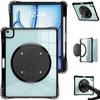 Clear Case for iPad Air 13 (2025)/(2024)/Pro 12.9 (2022)/(2021)/(2020)/(2018) PC+TPU+Acrylic Kickstand Cover