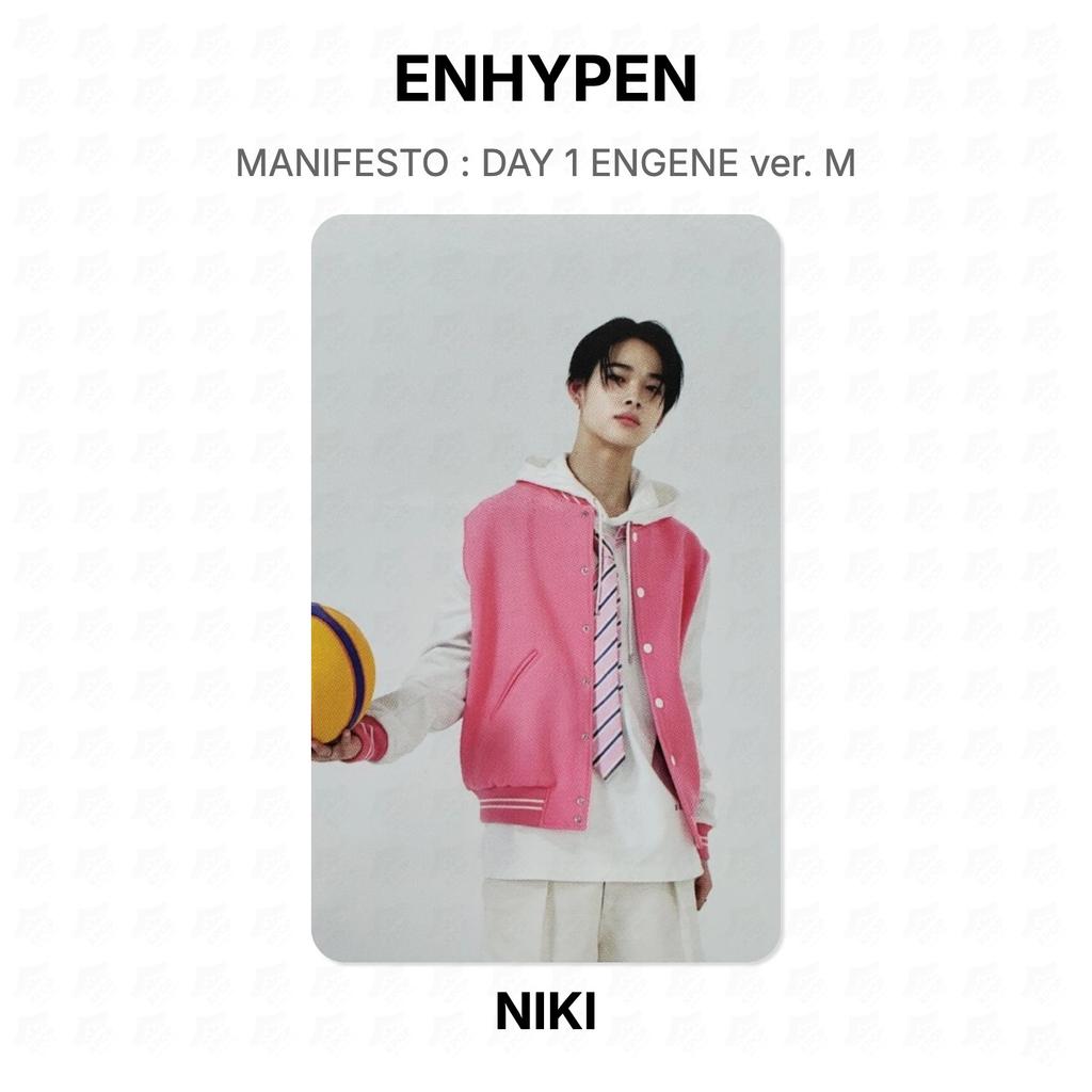 ENHYPEN MANIFESTO : DAY 1 ENGENE ver. M Official Photocard