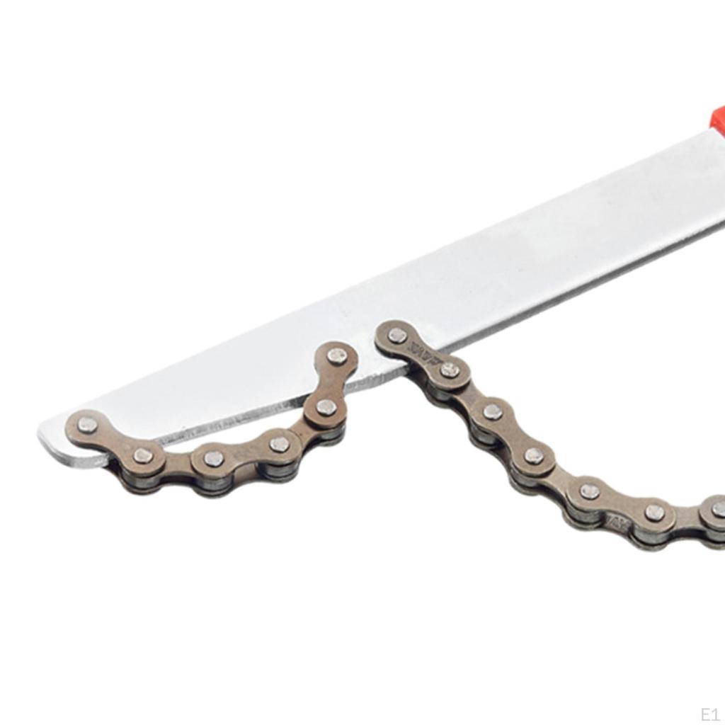 Bike Cassette Removal Tool with Chain, Lockring Freewheel Remover Bicycle Repair Tool,