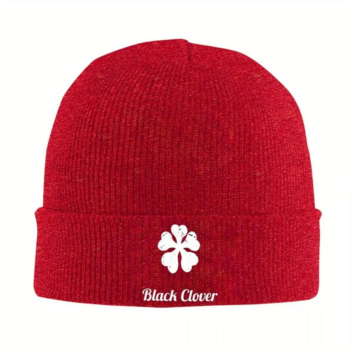

New BlackClovers Anime Unisexga Knitted Caps Womens Unisexs Beanie Winter Hat Warm Caps