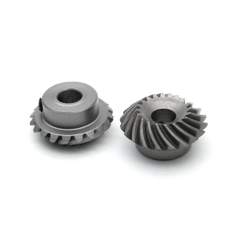 1:1 Spiral Helical Bevel Gear 1M 20T 6/8/10mm Car Model Differential DIY Steel Gear 90 Degree Installation