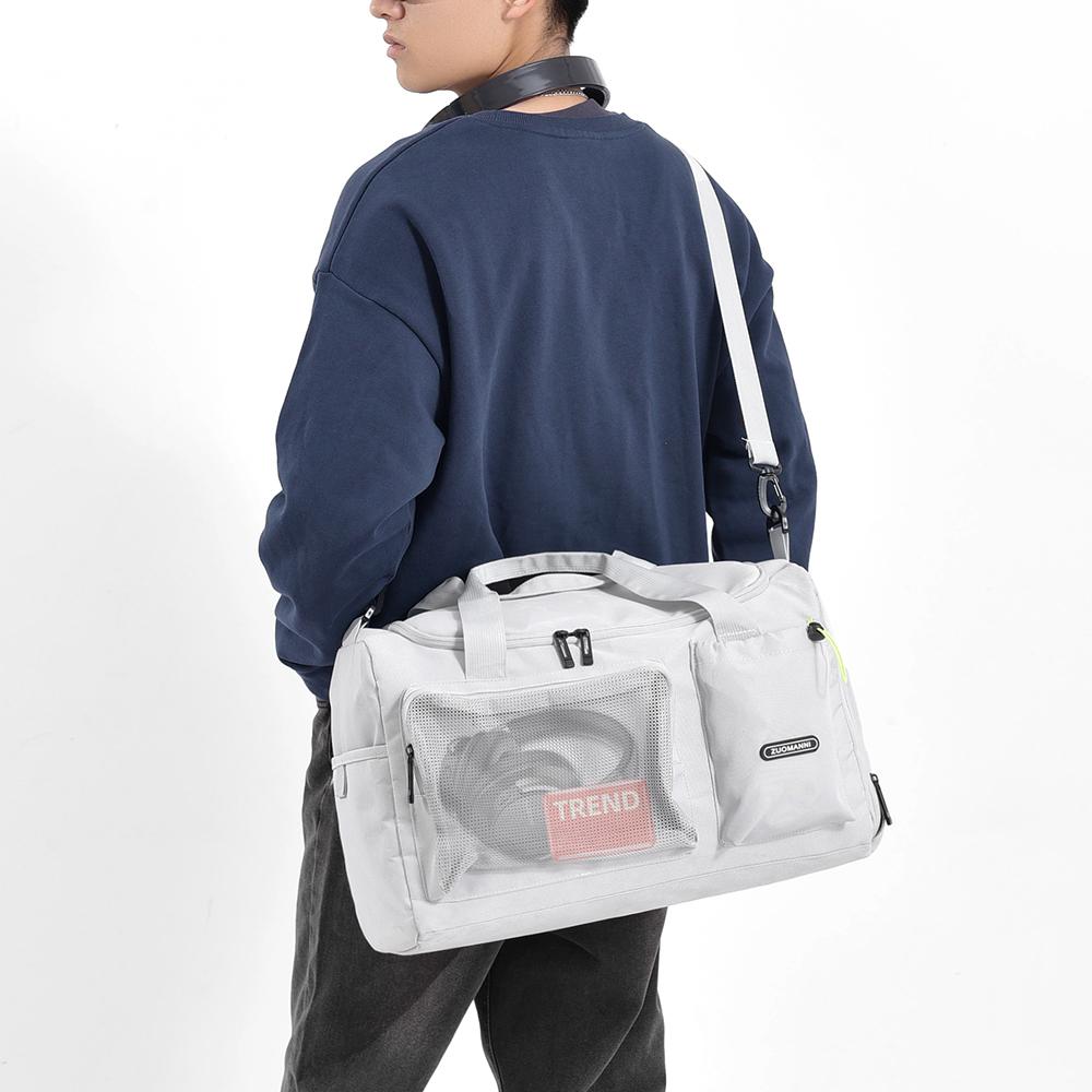 Gym Bag Large Capacity Travel Bag Dry and Wet Separated Luggage Bag Travel Boarding Bag Separation Shoes Bags