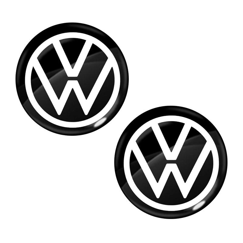 2026 Hot For Volkswagen VW 14mm Car Key Emblem Stickers Auto Control Key Logo Decals For Volkswagen Scirocco POLO Tiguan Passat