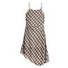 ELLE Modern Design V-Neck Fashion Simple Sling Dress Women dresses Plaid EL51084