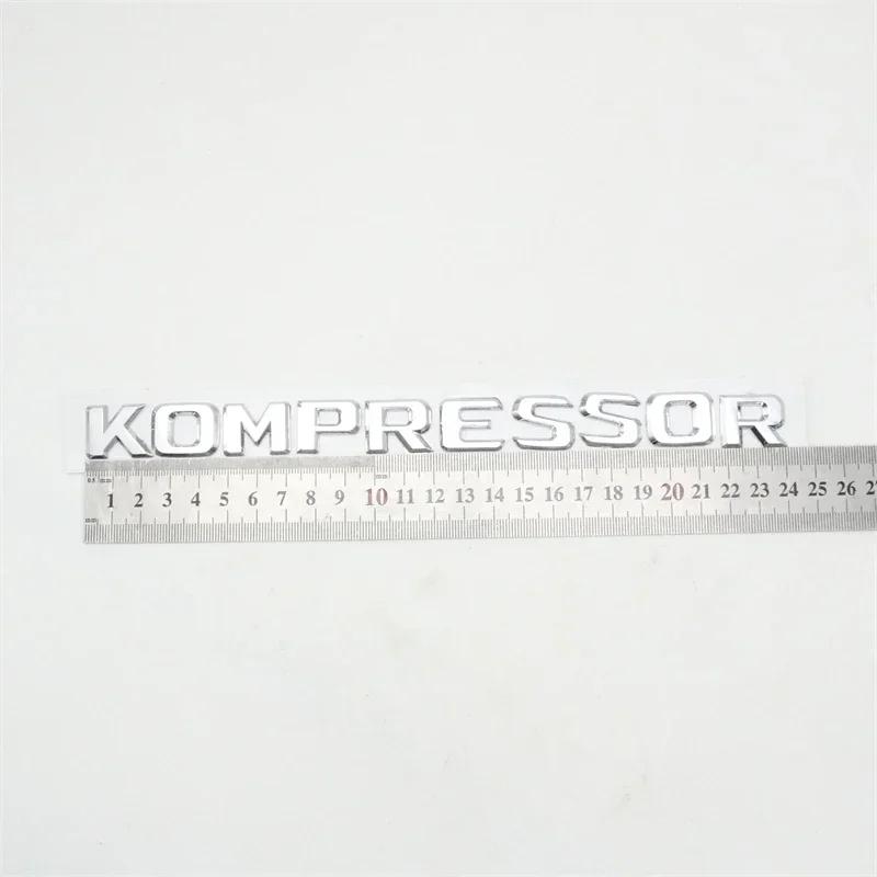 Turbodiesel Kompressor Letter Emblem Rear Trunk Turbo Diesel Fender Logo Sticker For W463 W140 W124 W202 W203 Accessories