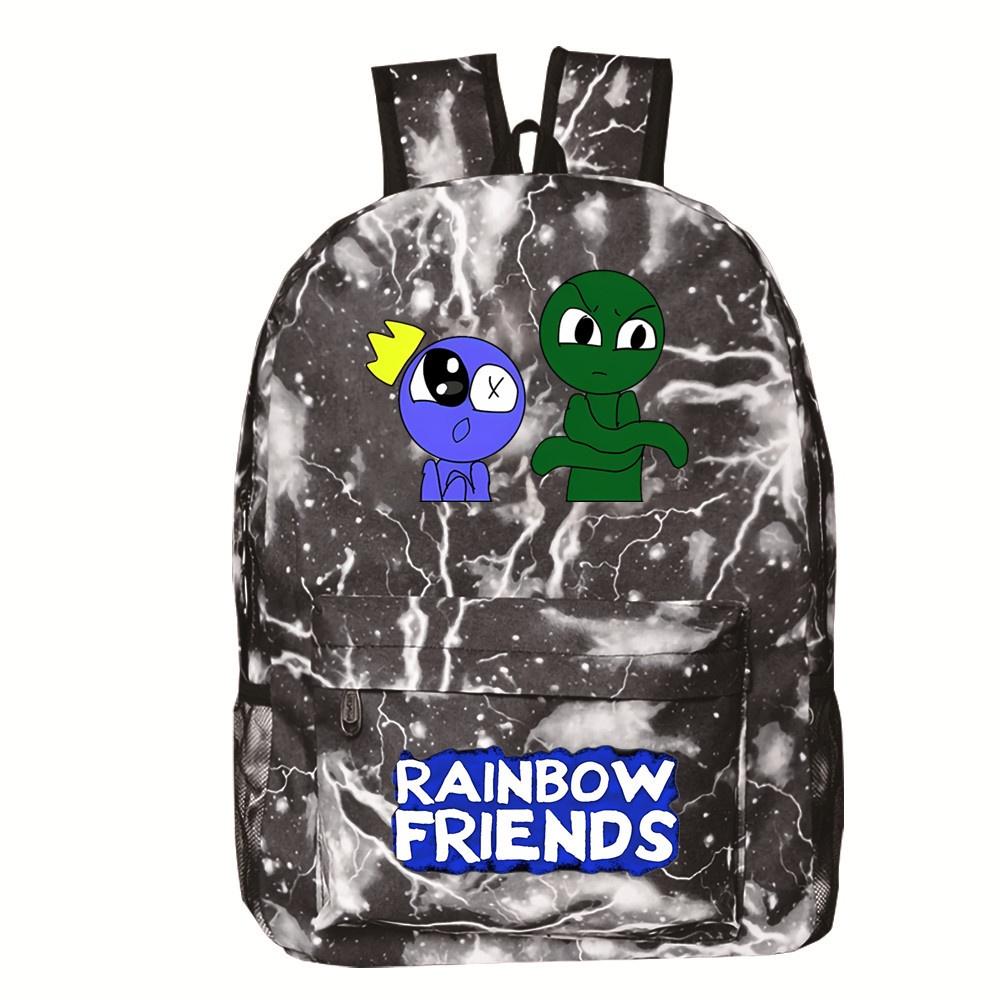 Roblox Rainbow Friends Large Capacity Student Backpack Bag Book