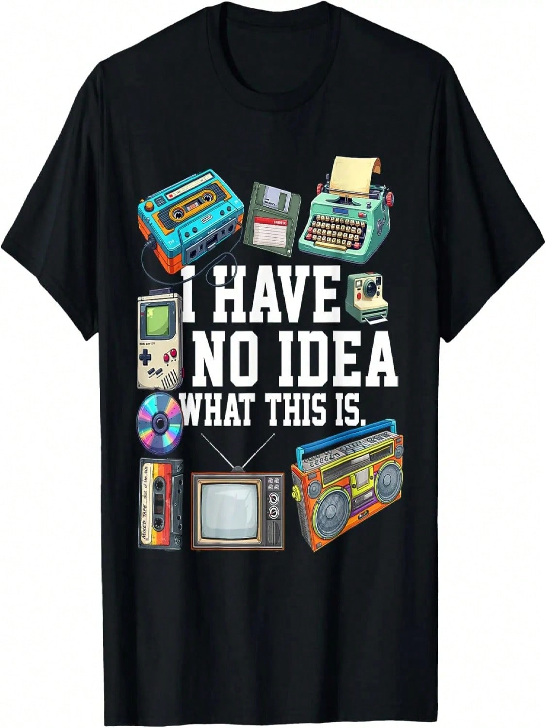 I Have No Idea What This Is Kids 70s 80s 90s T-Shirt S разноцветный