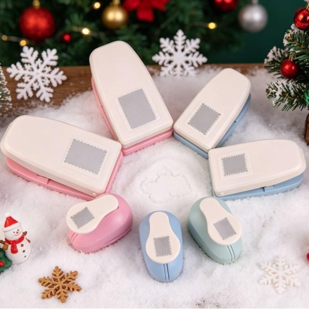 Handheld Stamp Cutter Large Paper Crafting Tool DIY Tools Stamp Hole Puncher Card Making