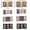 Moderner Einfacher Schreibtisch-Bilderrahmen Triplex-Rahmen Bilderrahmen Ornamente Wohnzimmer-Dekoration