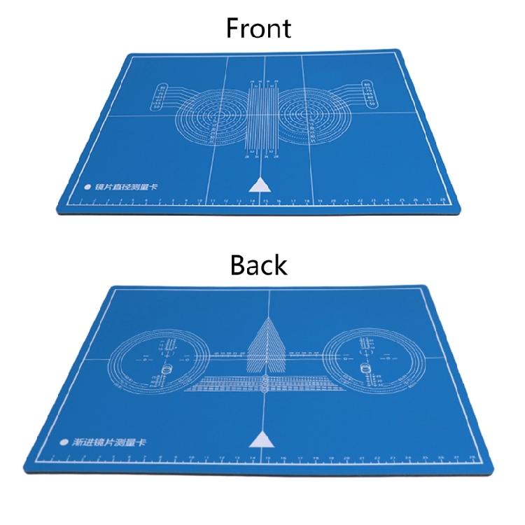 Dual-Sided Eyeglasses Test Pad Glasses Lesss Diameter/Glasses Frame Measure Pad