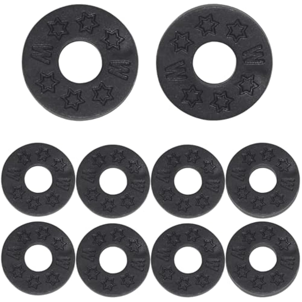 Stoooduo Guitar Strap Locks Set of 10 Silicone Guitar Strap Stop Straps Lock Pins Strap Pins Musi...