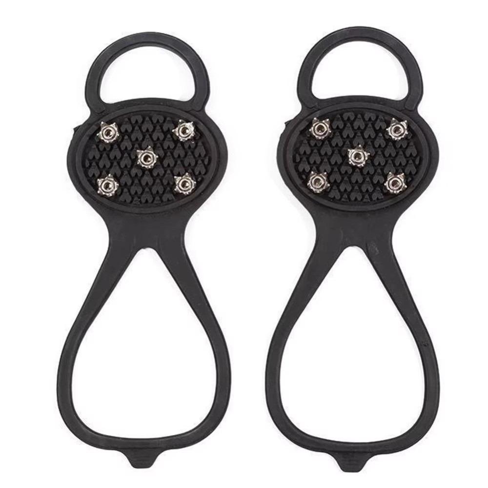 

1 пара 5/8 зубьев ледоступы шипы противоскользящие шипы накладки новые снежные кошки зимний аутдор 5 Teeth- (34-46)