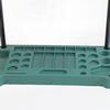 2 - Tier Square Garden Tool Rack , Heavy Duty Plastic and Steel Outdoor Organizer for Garage and Balcony