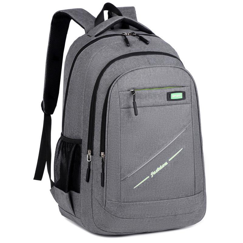 Oxford Cloth Backpack For Men Women With Letter Embossing Design For Daily Use