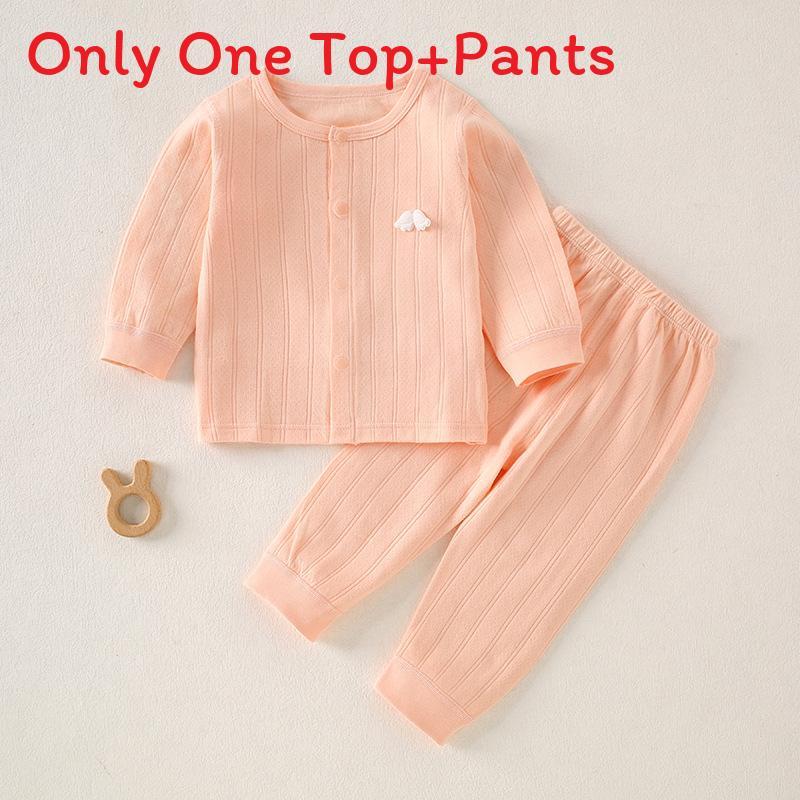 Baby Cotton Autumn Long Sleeve And Pants Set With Antibacterial Fabric For Toddler Warmth