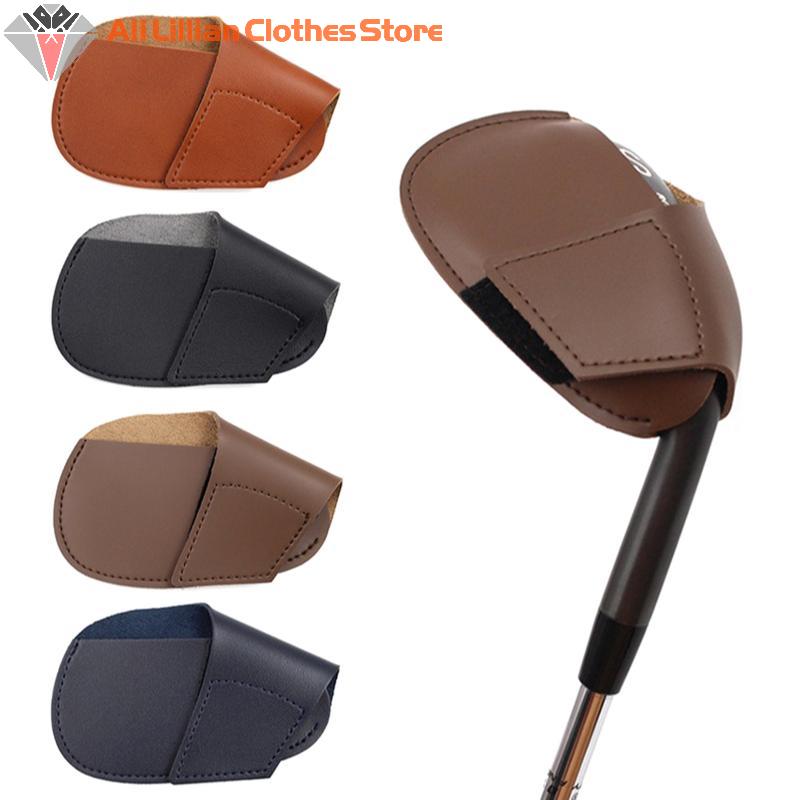 New.Golf Head Cover Universal PU Golf Club Iron Head Sleeve Golf Putter Protector Wedges Covers Easy To Use Golf Sport Accessor