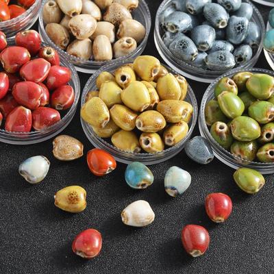 Perline Ceramiche a Forma di Cuore Colorate per Collane & Braccialetti Fai da Te
