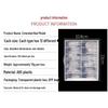 Caja de 120 Puntas de Uña de Cristal: Moldes para Extensión de Uñas Almendra Ballet con Escala