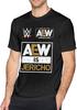 AEW All Out Magliette da Uomo Manica Corta Girocollo Top Casual Estivi